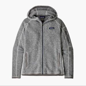Patagonia Women’s Gray Full-Zip Hooded Fleece Jacket